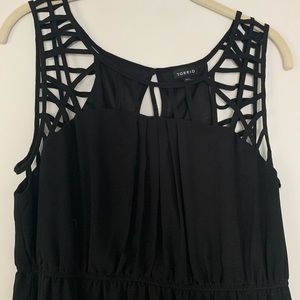 Black summer dress